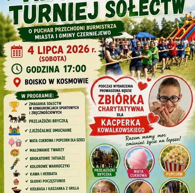 VIII Integracyjny Turniej Sołectw w Gminie Czerniejewo – zaproszenie na 4 lipca