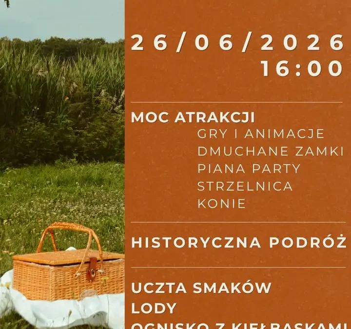 Piknik z okazji otwarcia parku w Zdziechowie już w piątek