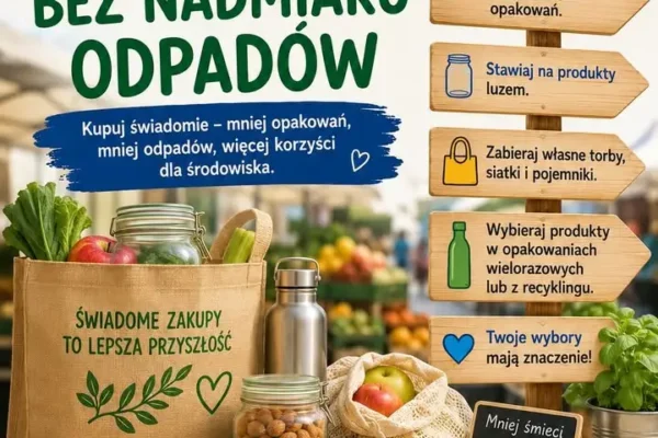 SegregacjaToRacja: Kupuj świadomie – mniej opakowań, mniej odpadów
