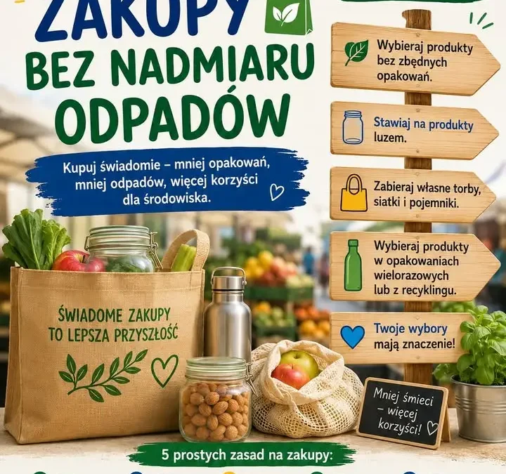 SegregacjaToRacja: Kupuj świadomie – mniej opakowań, mniej odpadów