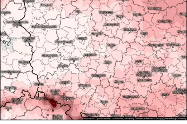 Nadchodzi ekstremalna fala upałów – możliwe rekordy temperatury w Wielkopolsce