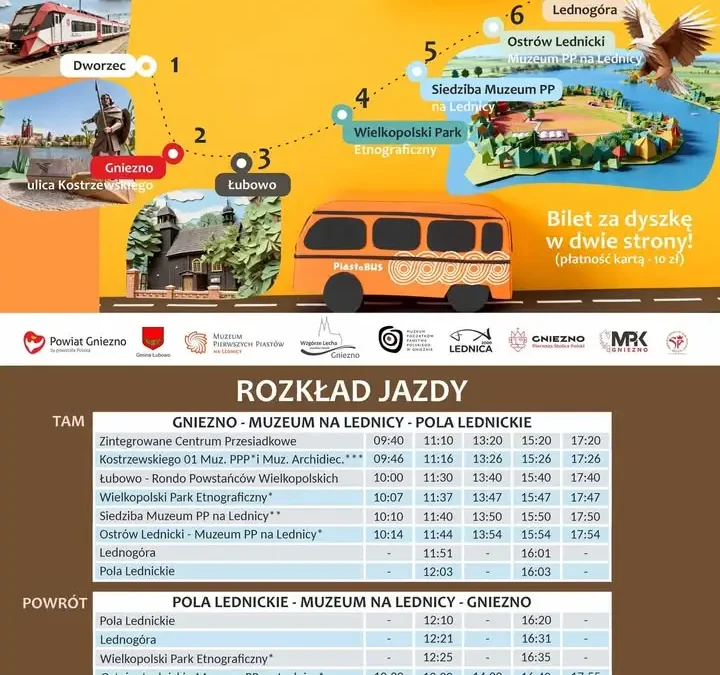 PiastoBUS wyrusza 27 czerwca – wycieczka śladem Pierwszych Piastów