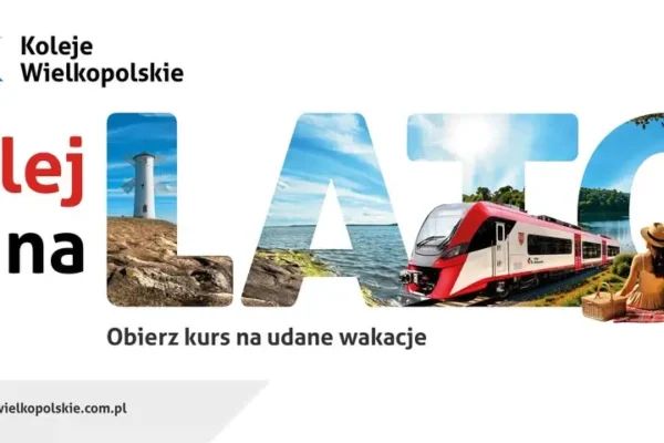 Lato z Kolejami Wielkopolskimi – promocje i nowe połączenia na wakacje 2026