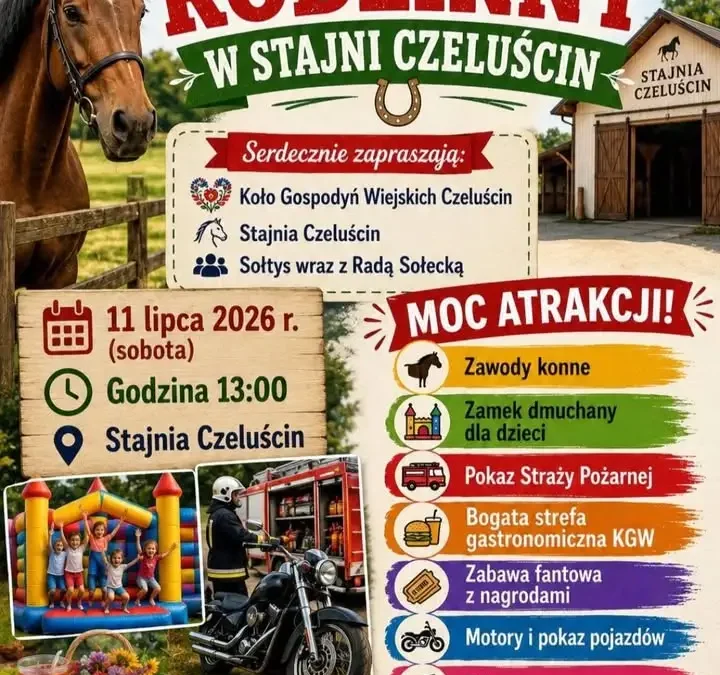 Piknik Rodzinny w Stajni Czeluścin – atrakcje dla całej rodziny