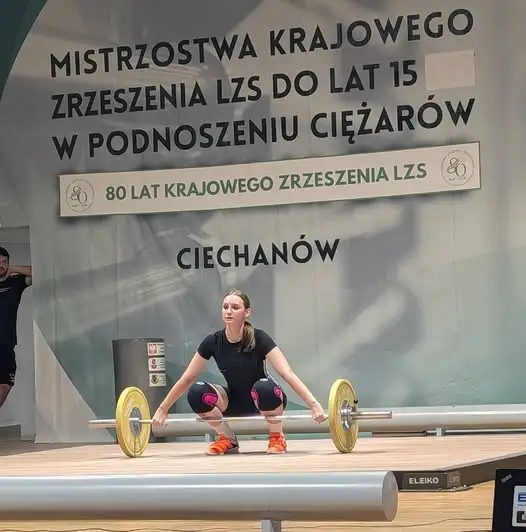 Kasia Szczepańska z Gminy Łubowo siódma w Mistrzostwach Polski w podnoszeniu ciężarów