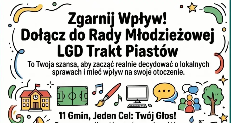 Rusza rekrutacja do Młodzieżowej Rady przy LGD w Czerniejewie