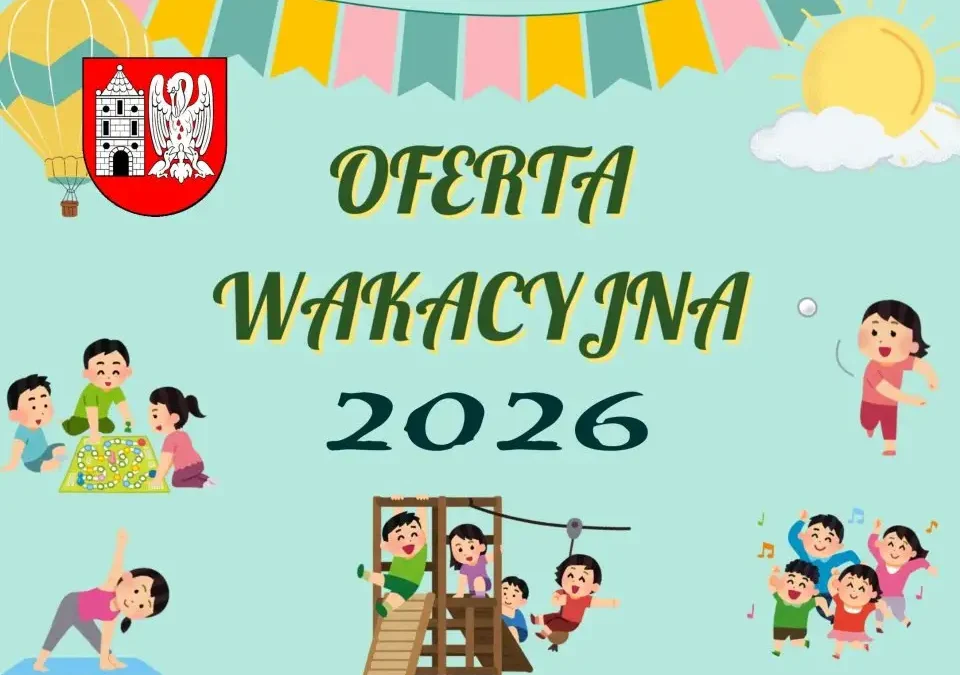 Wakacyjna oferta 2026 w Gminie Czerniejewo – półkolonie, biblioteka i świetlica