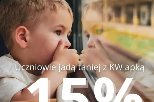 15% zniżki dla uczniów na bilety Kolei Wielkopolskich w wakacje