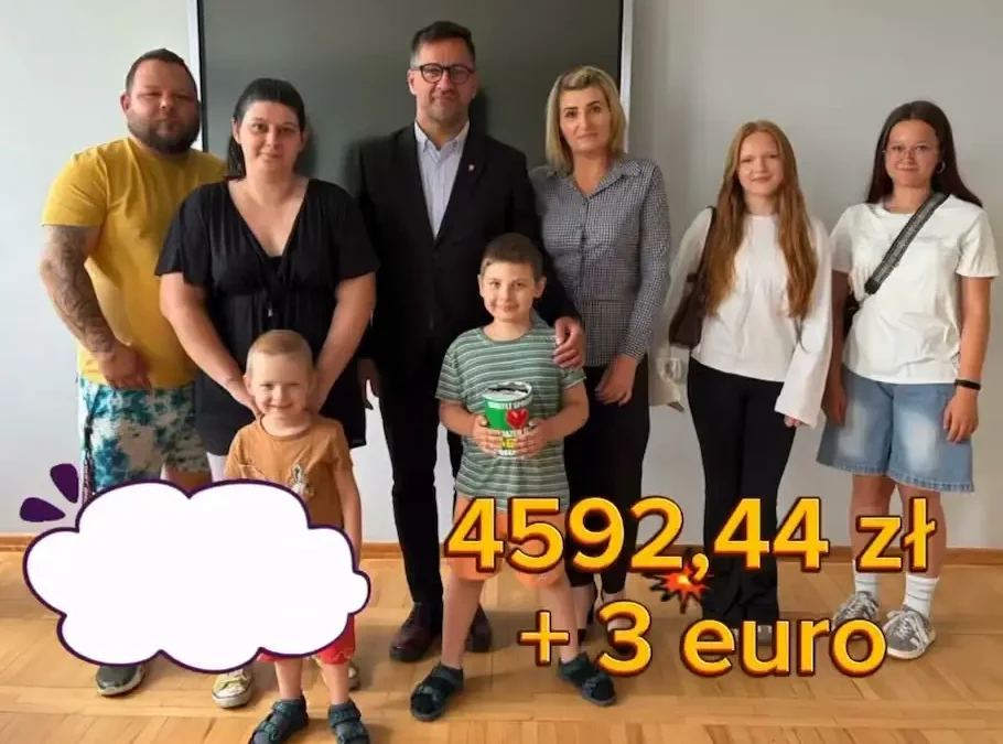 Ponad 4,5 tysiąca złotych zebrano dla Mieszka podczas Dnia Dziecka w Brzozogaju