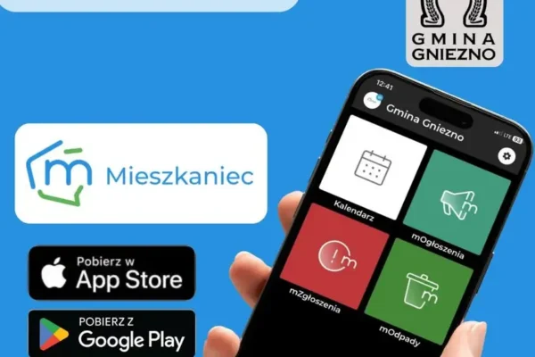 Aplikacja mMieszkaniec – wygodne narzędzie dla mieszkańców Gminy Gniezno