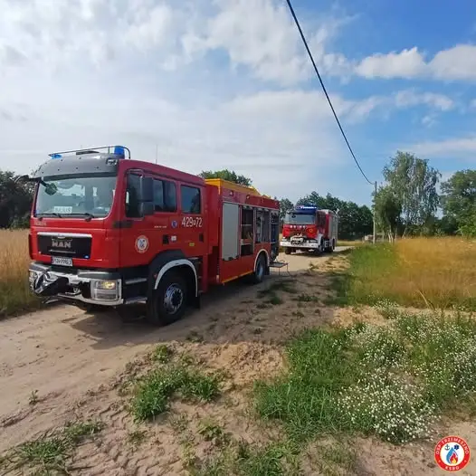 Pożar w Kalinie: strażacy zapobiegli rozprzestrzenieniu ognia