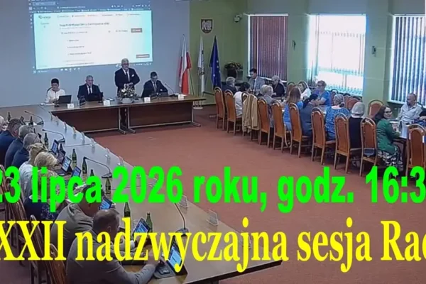 Nadzwyczajna sesja Rady Gminy Czerniejewo 23 lipca