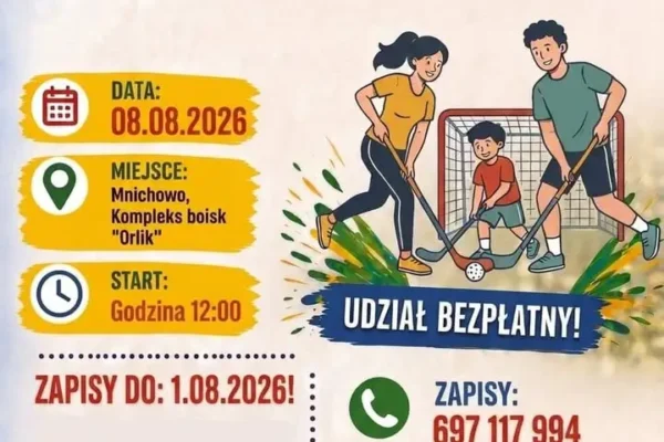 Zapisy na turniej unihokeja „Rodzinna Drużyna” w Mnichowie już ruszyły