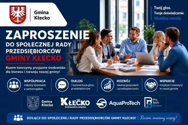 Społeczna Rada Przedsiębiorców w Kłecku – zaproszenie dla lokalnych biznesów