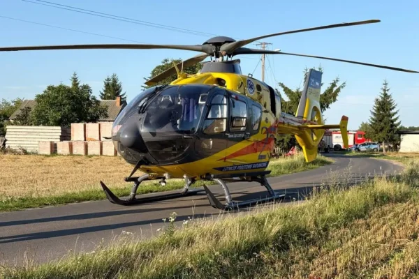 Dwie interwencje OSP Trzemeszno w sobotę – pomoc ZRM i wypadek motocyklisty
