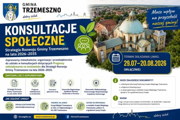 Ruszają konsultacje społeczne w sprawie strategii rozwoju Gminy Trzemeszno