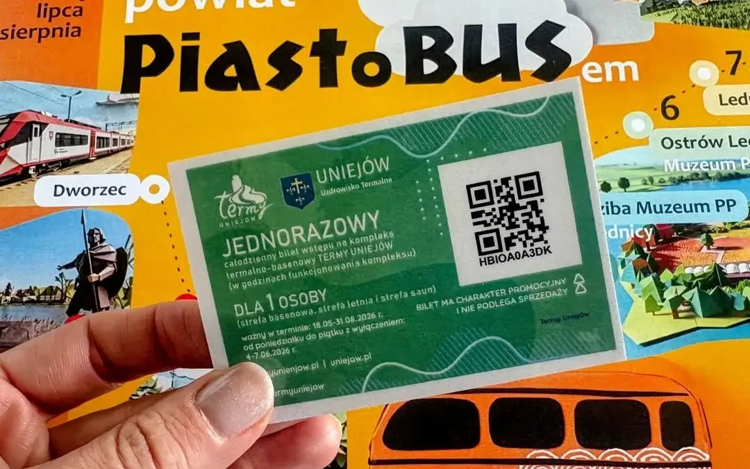Weekend z PiastoBusem: darmowe bilety do Termy Uniejów dla pierwszych 20 pasażerów