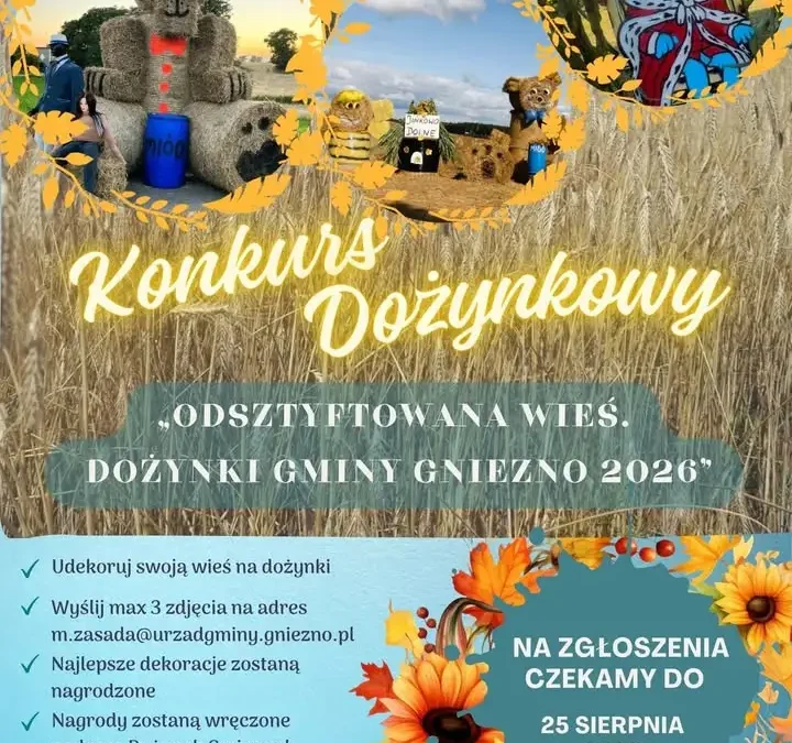 Rusza III edycja konkursu na najpiękniej udekorowaną wieś w Gminie Gniezno
