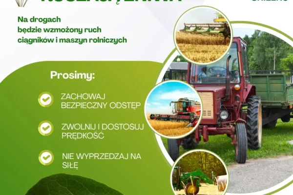 Ruszyły żniwa – apel o ostrożność na drogach