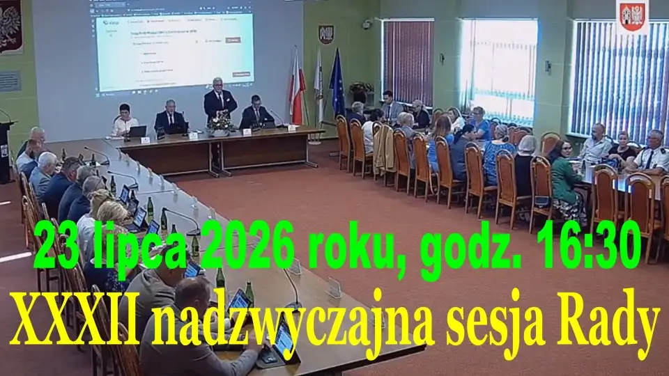 XXXII nadzwyczajna sesja Rady Miasta i Gminy Czerniejewo zwołana na 23 lipca