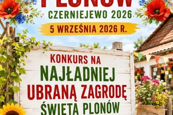 Konkurs na najładniejszą zagrodę dożynkową w Gminie Czerniejewo – zgłoszenia do 21 sierpnia