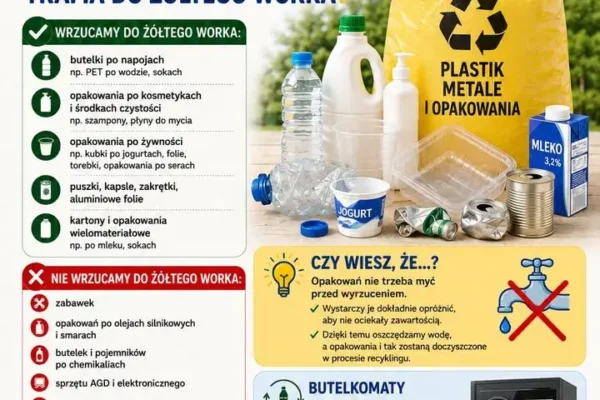Segregacja odpadów w Gminie Łubowo: co naprawdę trafia do żółtego worka?