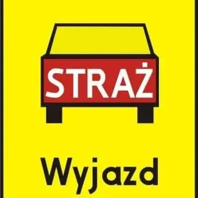 Pożar lampy na elewacji w Kiszkowie – interwencja strażaków