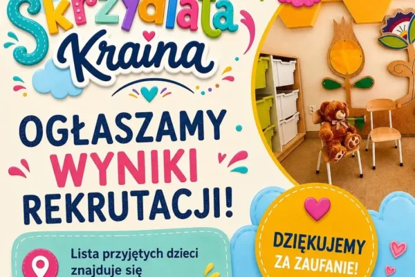 Wszystkie dzieci przyjęte do żłobka w Witkowie. Trwa rekrutacja uzupełniająca