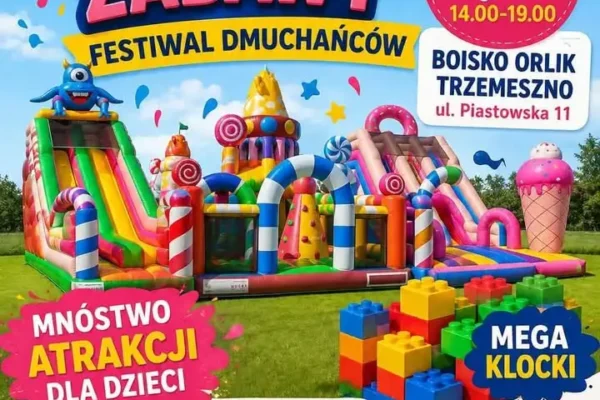 Magiczna Kraina Zabawy w Trzemesznie – festiwal dmuchańców już w niedzielę
