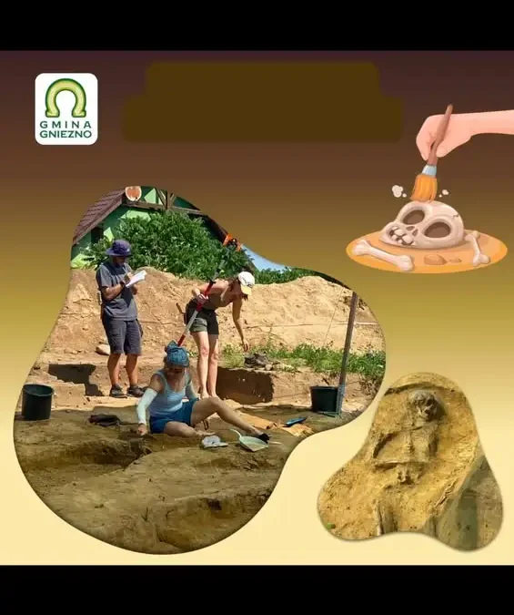 Archeologiczne odkrycia w Jankowie Dolnym: mieszkańcy Gminy Gniezno na żywo w wykopie