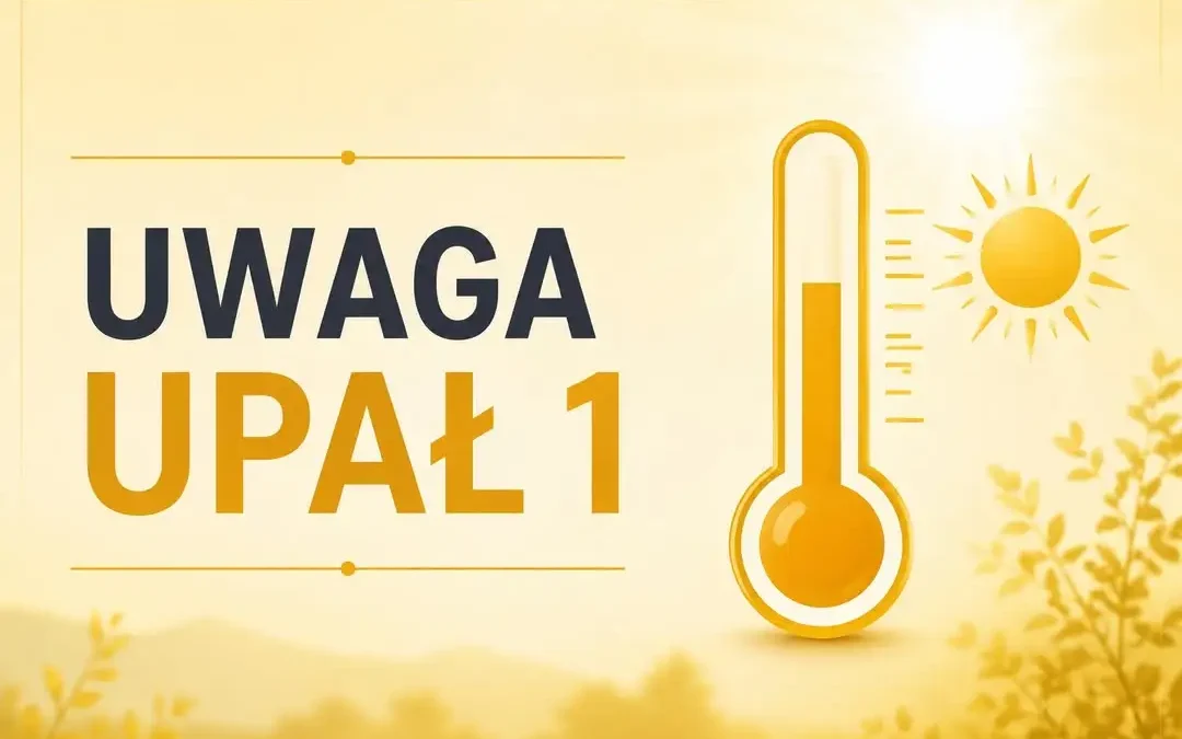 Upał w powiecie gnieźnieńskim: IMGW wydał ostrzeżenie 1. stopnia na 15 sierpnia