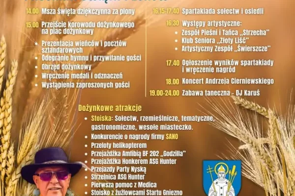 Dożynki Gminne w Niewolnie 2026 – święto plonów z gwiazdą wieczoru