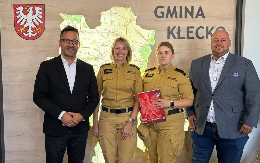 Gmina Kłecko dofinansuje modernizację łączności radiowej dla strażaków