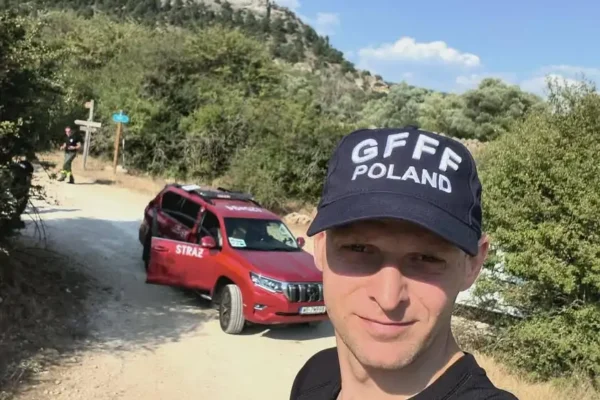 Strażak z Modliszewa reprezentuje Polskę w misji gaśniczej w Hiszpanii