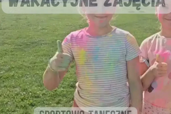 Wakacyjne zajęcia sportowo-taneczne w Goślinowie zakończone sukcesem