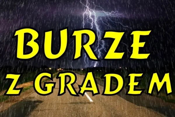 Ostrzeżenie meteorologiczne: silny deszcz i burze w nocy z 21 na 22 sierpnia