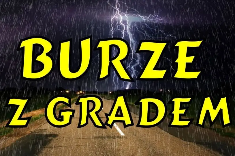 Ostrzeżenie meteorologiczne: silny deszcz i burze w nocy z 21 na 22 sierpnia
