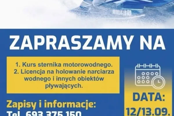 Szkolenie motorowodne w Trzemesznie – zapisy trwają
