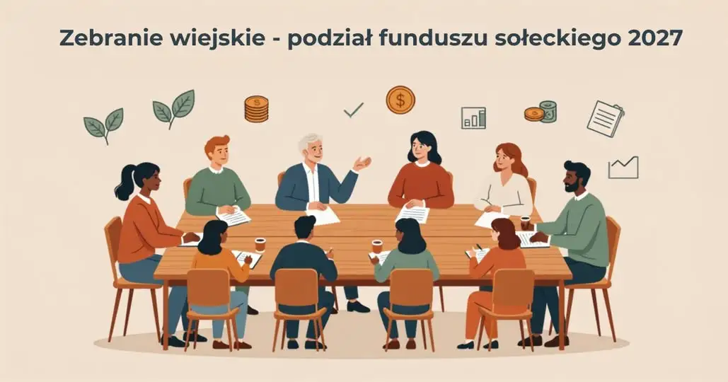 Fundusz sołecki 2027: harmonogram zebrań wiejskich w gminie Gniezno