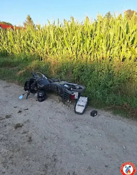Trzy interwencje strażaków z Trzemeszna: zalany plac, wypadek i gniazdo owadów