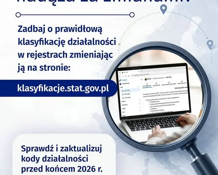 Przedsiębiorcy, uwaga! Nowa klasyfikacja PKD 2025 – sprawdź, czy musisz zaktualizować swój kod