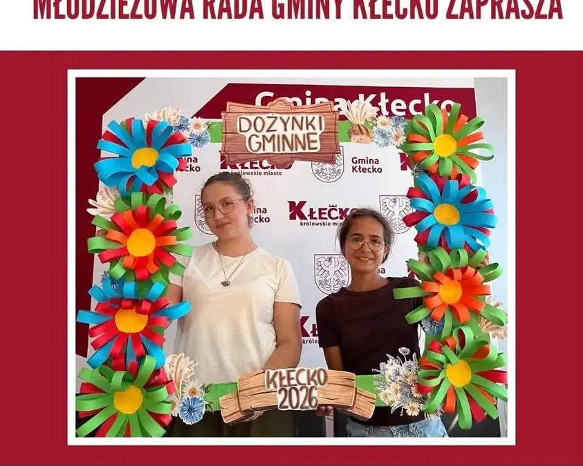 Dożynki Gminy Kłecko 2026 w Gorzuchowie już w sobotę – zaprasza Młodzieżowa Rada Gminy