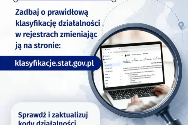 PKD 2025: Przedsiębiorcy mają czas na zmianę kodów do końca 2026 roku