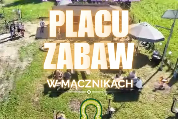 Mączniki: nowa strefa rekreacyjna z placem zabaw i wiatą już otwarta