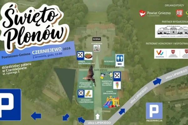 Święto Plonów w Czerniejewie już 5 września – mapa wydarzenia opublikowana