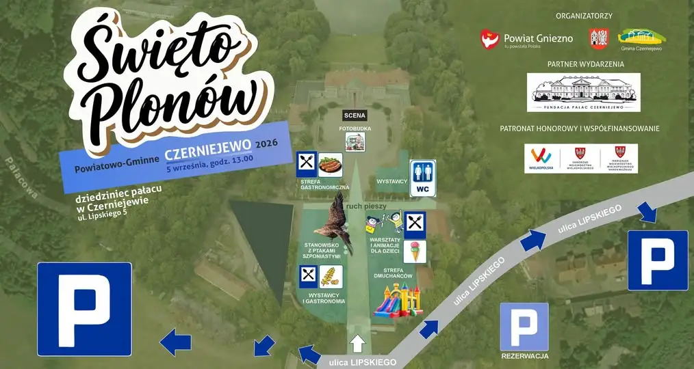 Święto Plonów w Czerniejewie już 5 września – mapa wydarzenia opublikowana