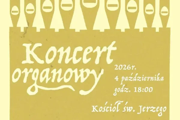 Koncert muzyki organowej w Gnieźnie – 4 października w kościele św. Jerzego