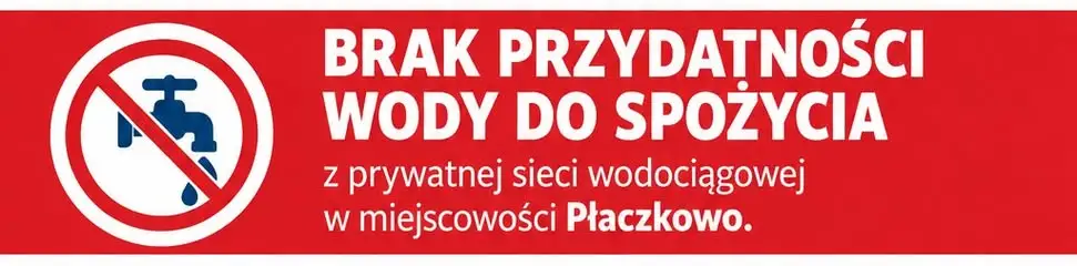 Płaczkowo: woda z prywatnego wodociągu niezdatna do spożycia. Beczkowóz przy boisku