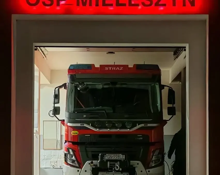 Zderzenie auta z łosiem na S5 pod Mieleszynem. Działały cztery zastępy OSP i LPR
