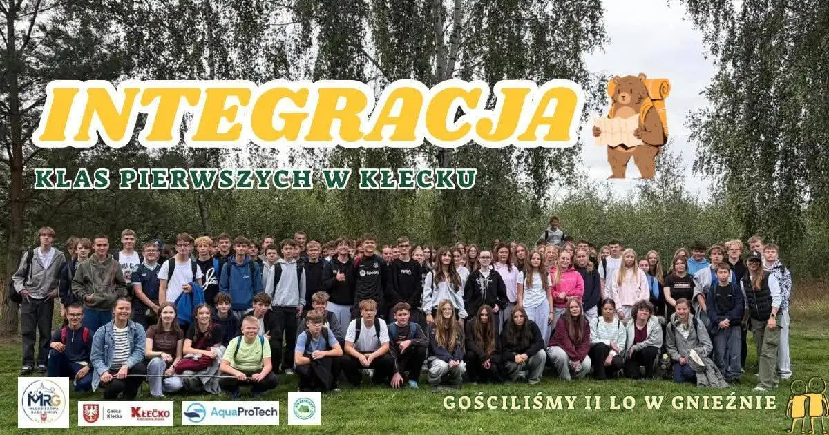 Młodzieżowa Rada Gminy Kłecko zorganizowała pierwszą integrację dla uczniów z Gniezna